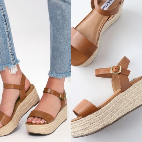 Steve Madden Shoes | Steve Madden Platform Espadrille Wedge Sandals | Poshmark